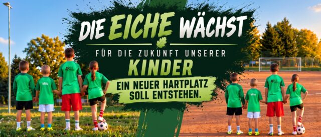 Spendenkampagne für neuen Hartplatz gestartet.